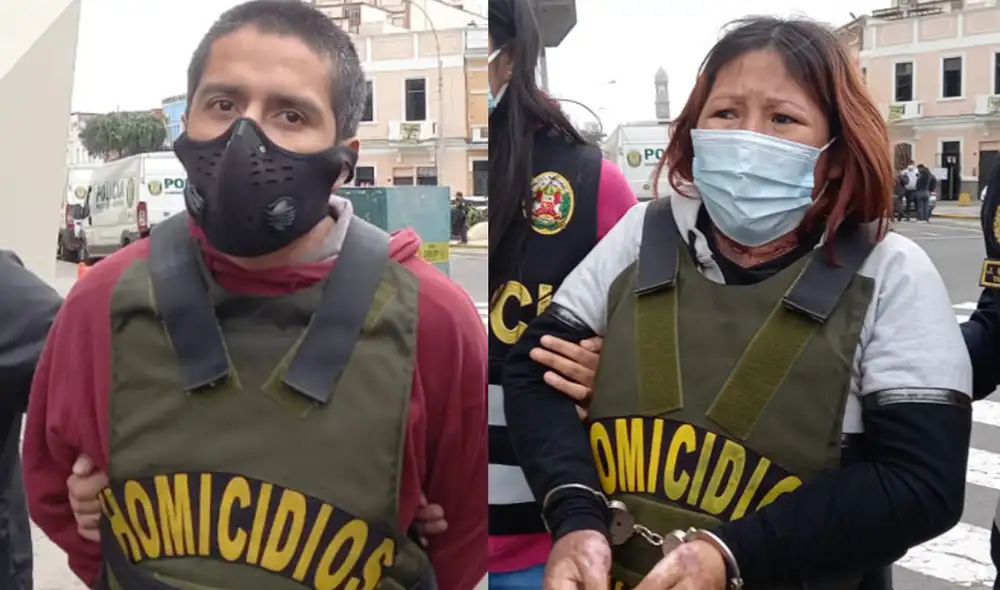 Presuntos parricidas dieron versiones diferentes a la Policía sobre el deceso de la infante. Foto: Joel Robles / URPI-LR