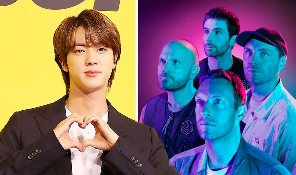 Por los spoilers de Jin, habría más posibilidades de que la colaboración BTS x Coldplay sea realidad. Foto: composición LR/BIGHIT/difusión