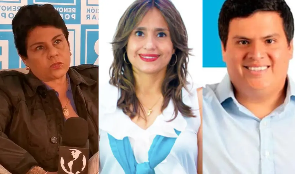 Congresistas renunciaron este lunes a la bancada de Renovación Popular. Foto: composición