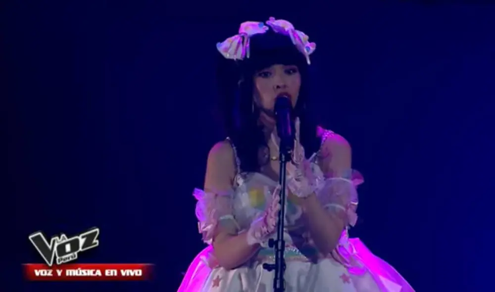 La participante representa a la cultura otaku en la competencia. Foto: captura de Latina La participante representa a la cultura otaku en la competencia. Foto: captura de Latina