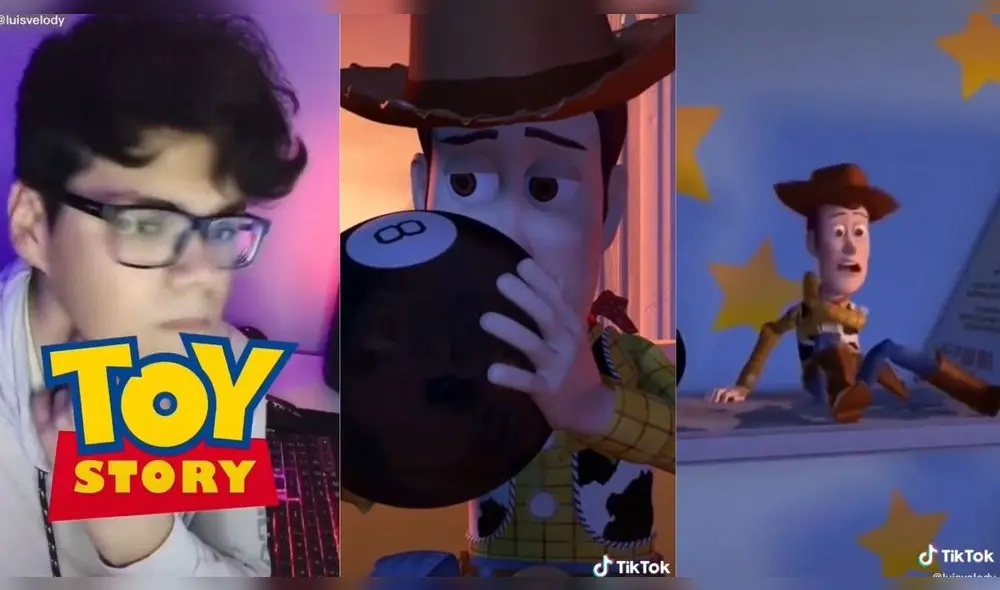 El personaje que señala el joven pasa desapercibido en la película. Foto: captura de TikTok