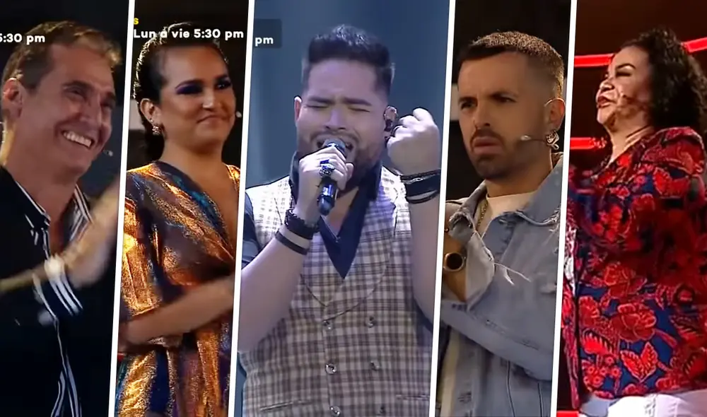 Randy Feijoo cautivó al interpretar uno de los grandes éxitos de Mon Laferte en La voz Perú. Foto: capturas de Latina