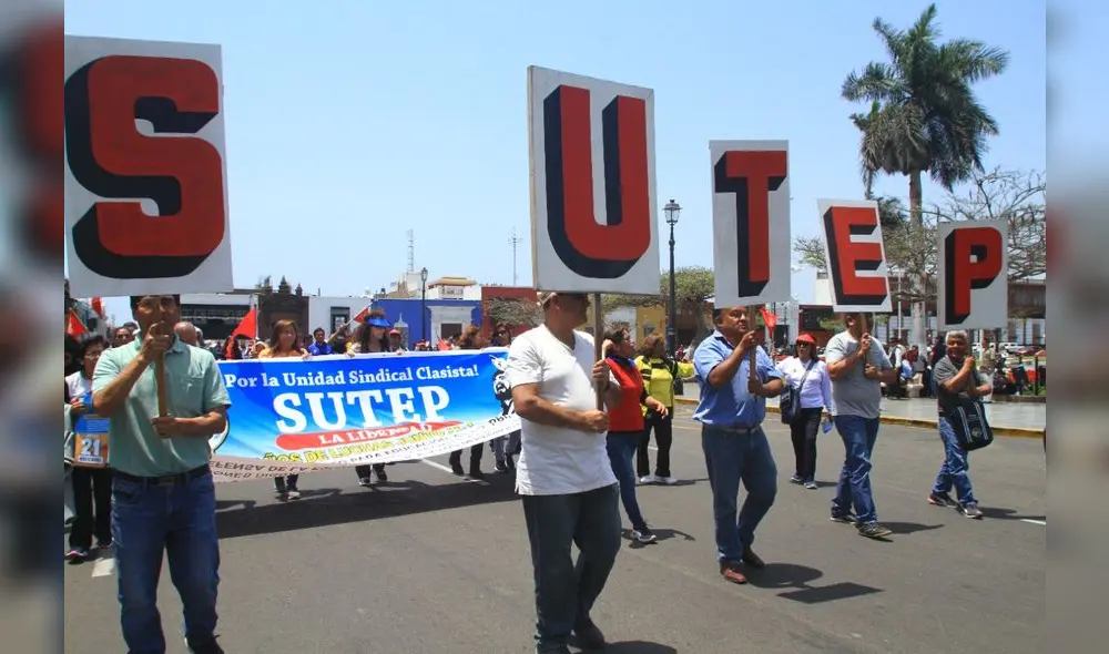 A lo largo de su historia, el Sutep ha realizado muchas movilizaciones. Foto La República A lo largo de su historia, el Sutep ha realizado muchas movilizaciones. Foto La República
