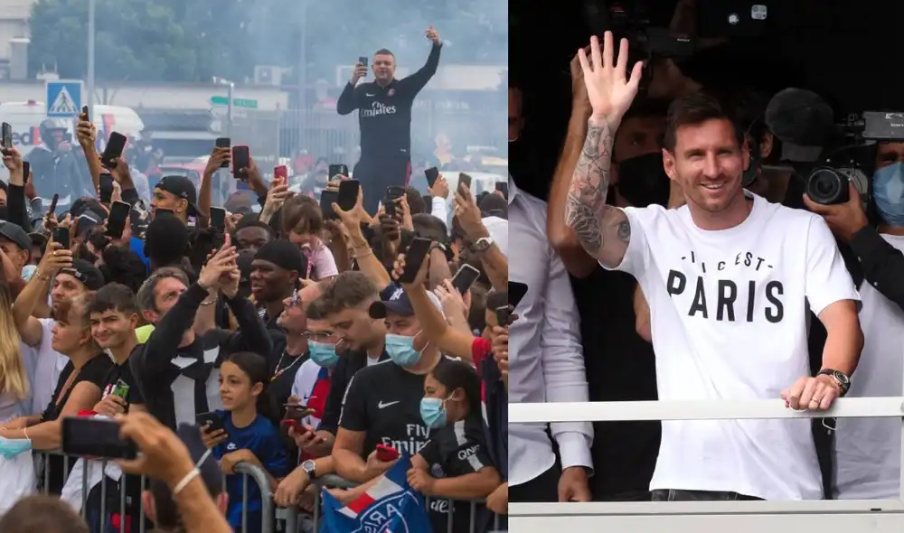 Messi llegó a París para ser presentado de manera oficial como nuevo jugador del PSG. Foto: composición difusión