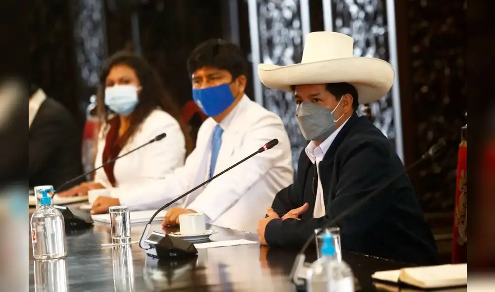 Pedro Castillo viene sosteniendo reuniones en Palacio de Gobierno. Foto: Presidencia del Perú