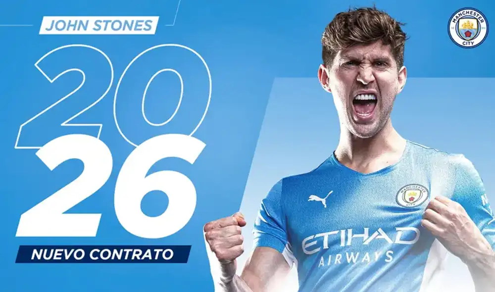 John Stones disputará su quinta temporada con el cuadro dirigido por Guardiola. Foto: Manchester City John Stones disputará su quinta temporada con el cuadro dirigido por Guardiola. Foto: Manchester City
