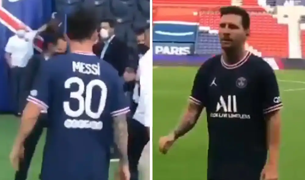Messi no aceptó la ‘10’ que Neymar le ofreció. Foto: captura ESPN