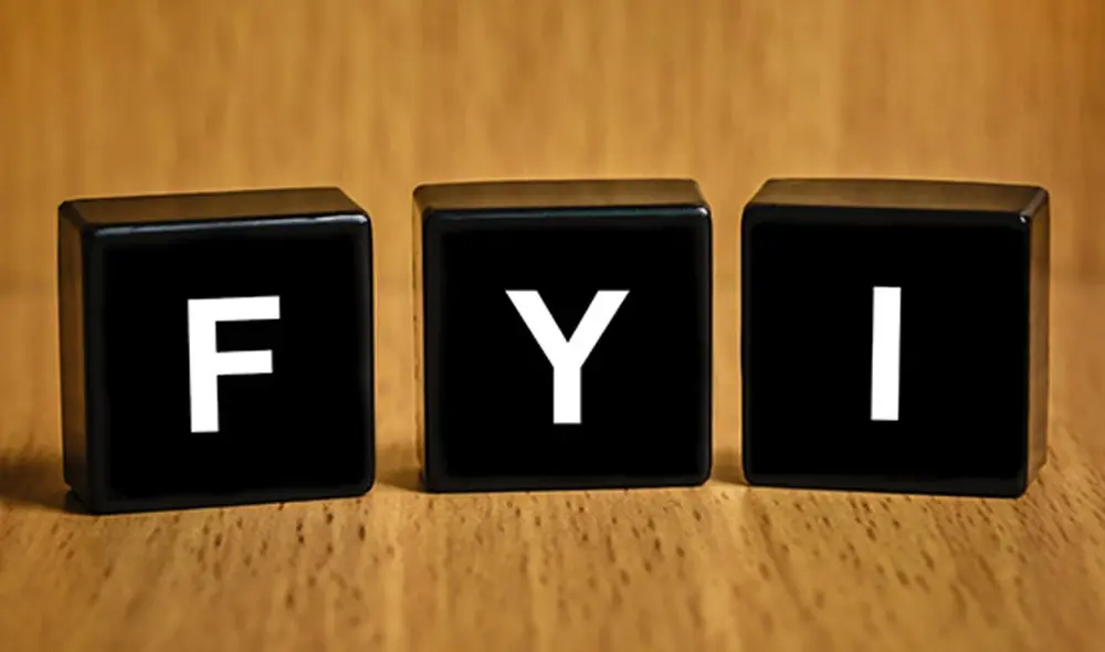 FYI y otros acrónimos muy populares en redes sociales provienen del idioma inglés. Foto: Trecebits