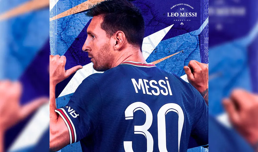 Lionel Messi vestirá el dorsal número 30 durante dos temporadas. Foto: PSG