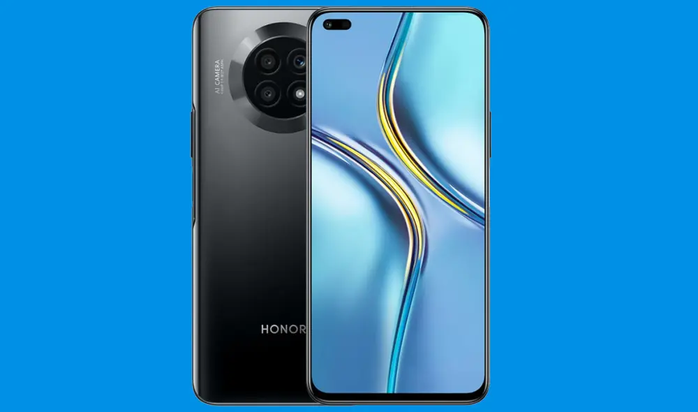 La parte trasera del Honor X20 5G alberga una cámara principal de 64 megapíxeles. Foto: GSMArena