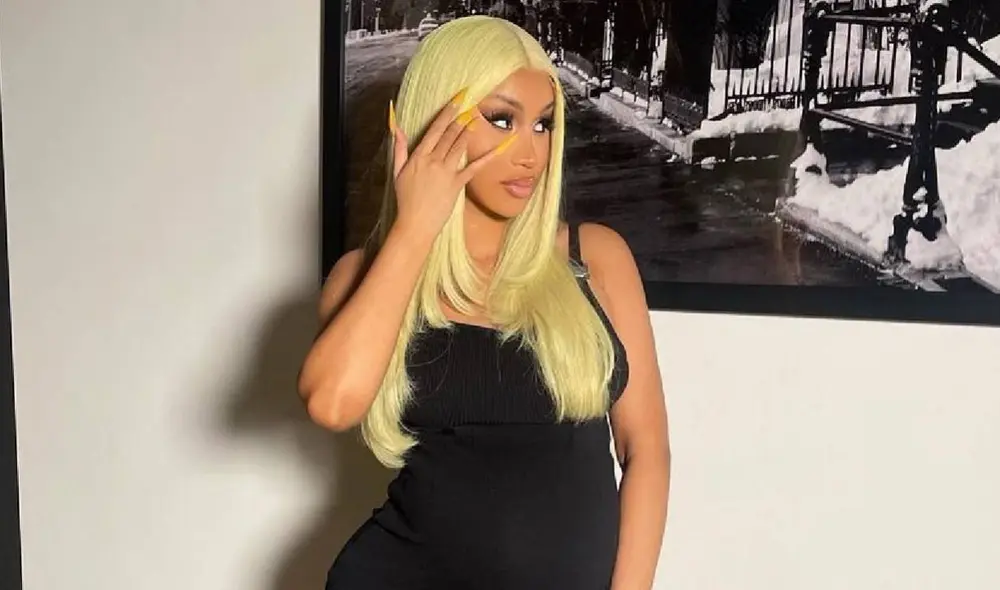 La rapera dará a luz en pocos meses. Foto: Cardi B/Instagram