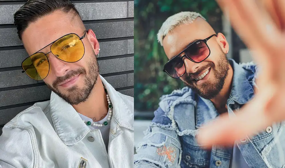 El cantante intentó crear una coreografía, pero tuvo un incidente que quedó grabado en sus redes sociales. Foto: Instagram / Maluma