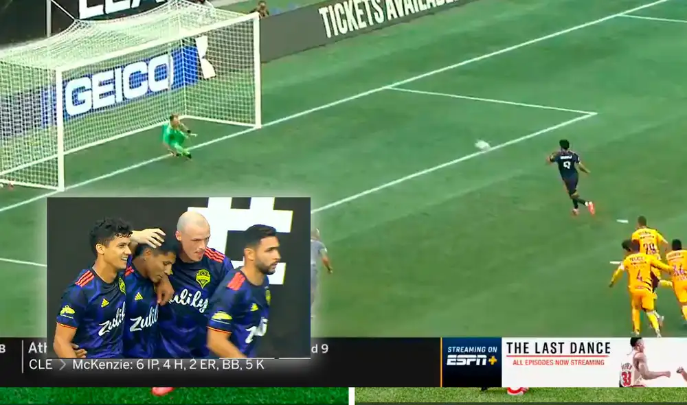 Raúl Ruidíaz llegó a Seattle Sounders en 2018 después de jugar en Monarcas Morelia. Foto: captura MLS Raúl Ruidíaz llegó a Seattle Sounders en 2018 después de jugar en Monarcas Morelia. Foto: captura MLS