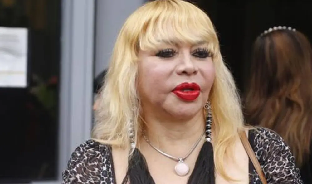 Susy Díaz agradeció que el accidente no causó daños personales. Foto: difusión Susy Díaz agradeció que el accidente no causó daños personales. Foto: difusión