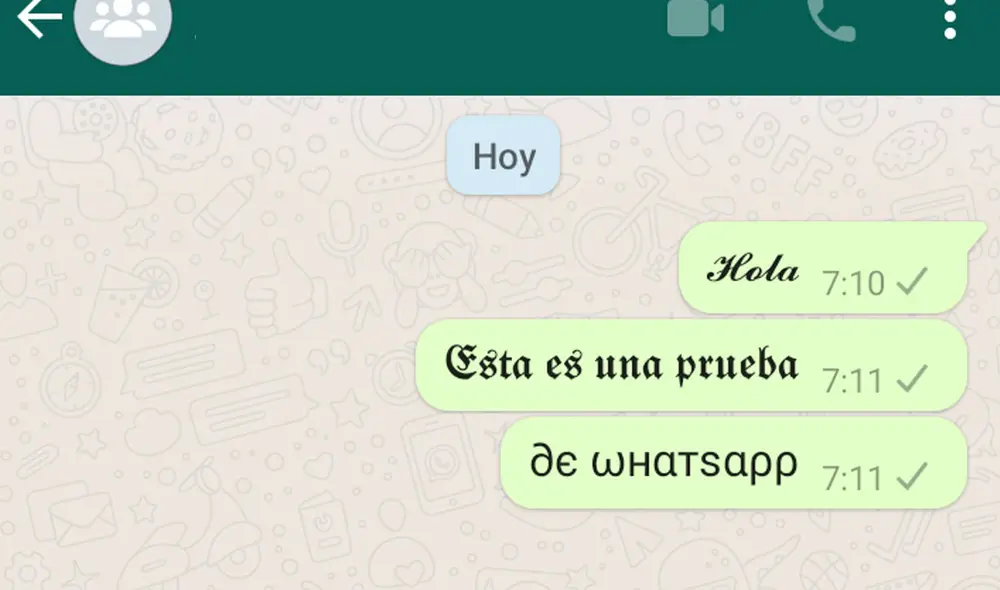 Hay muchas tipografías disponibles que podrás usar en WhatsApp. Foto: La República