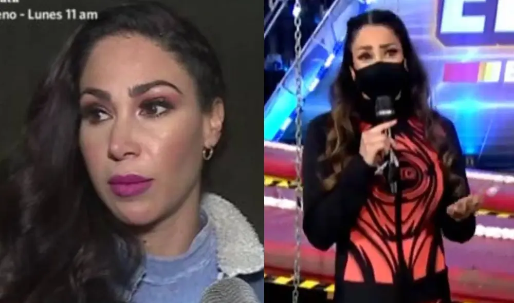 Melissa Loza arremete contra la producción de Esto es guerra. Foto: captura de América TV Melissa Loza arremete contra la producción de Esto es guerra. Foto: captura de América TV