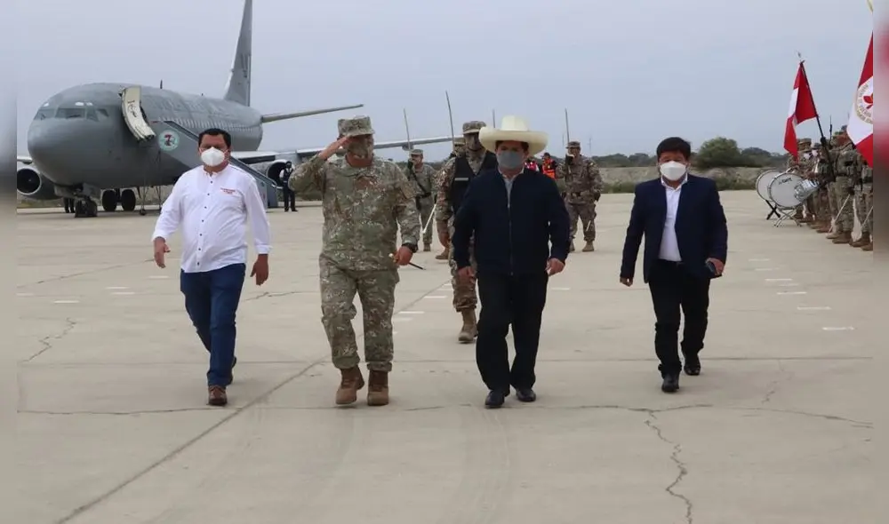 Presidente de la República llega a Piura. Foto: Cutivalú