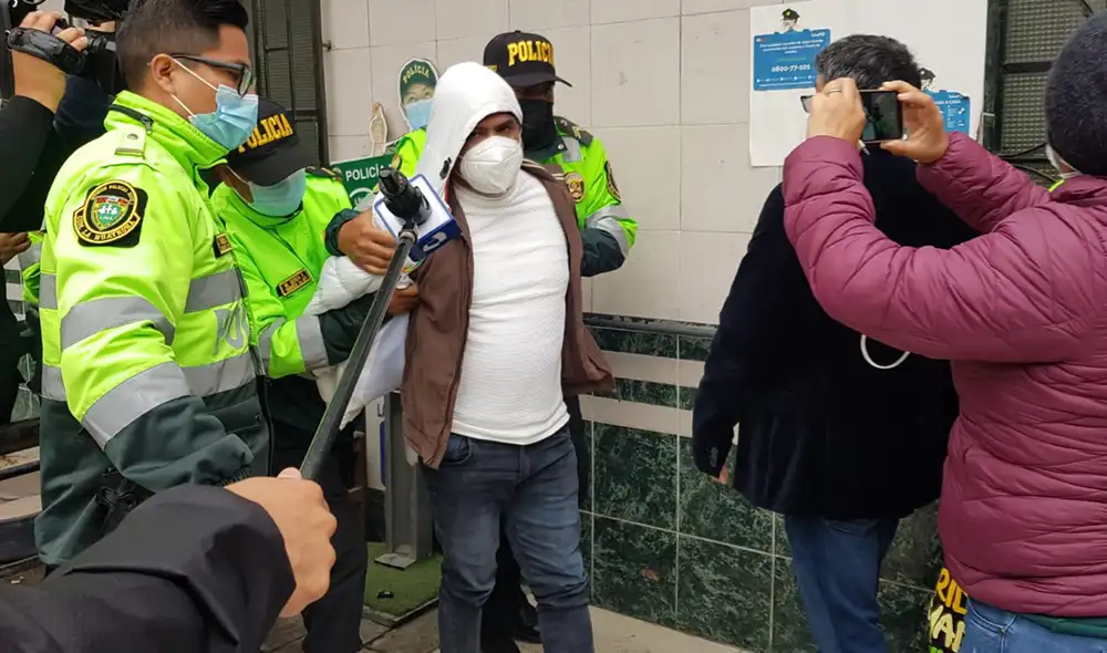 Burgomaestre del Rímac se encuentra detenido en la Comisaría La Huayrona, en SJL. Foto: Deysi Portuguez/URPI-LR