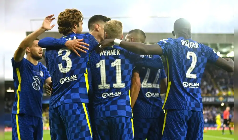 Chelsea venció 6-5 en penales al Villarreal y consiguió la segunda Supercopa de Europa de su historia. Foto: twitter/ESPN