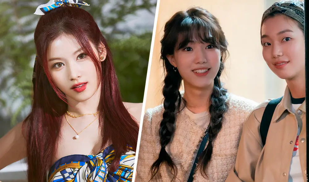 Sana también es una seguidora fiel de los capítulos de Nevertheless en Netflix. Foto: composición JYP/JTBC