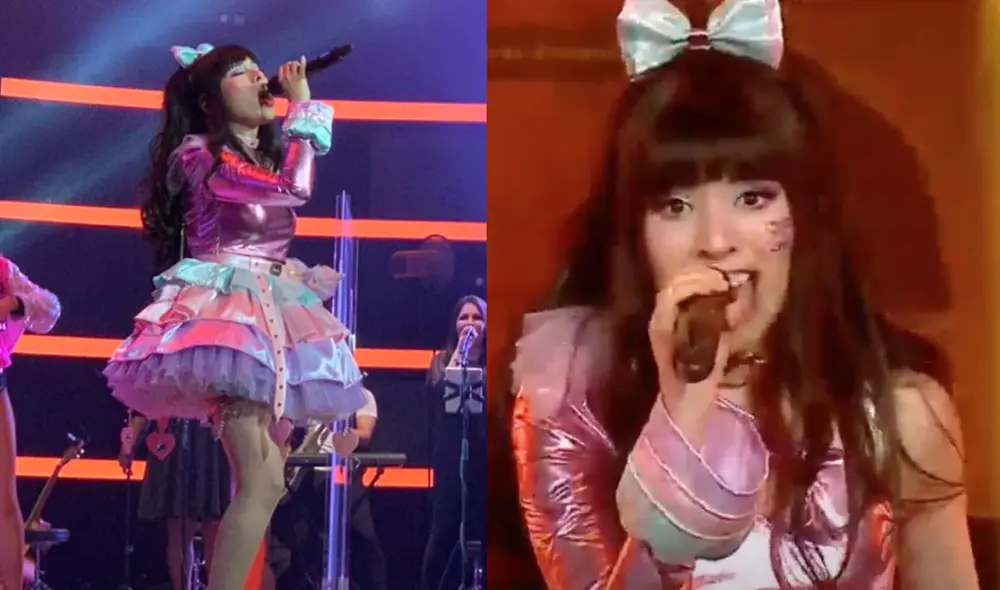 La concursante se enfrentó a Stefano Grande en la segunda gala de eliminación de La voz Perú. Foto: Captura / Latina