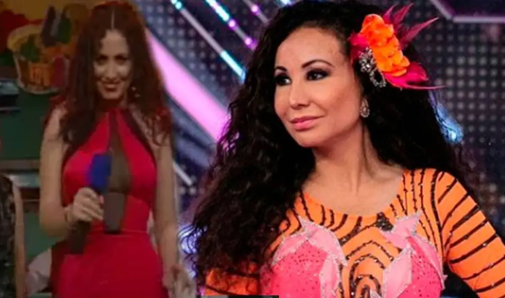 La conductora debutó en televisión hace más de 20 años. Foto: composición captura Panamericana TV, Janet Barboza/Instagram