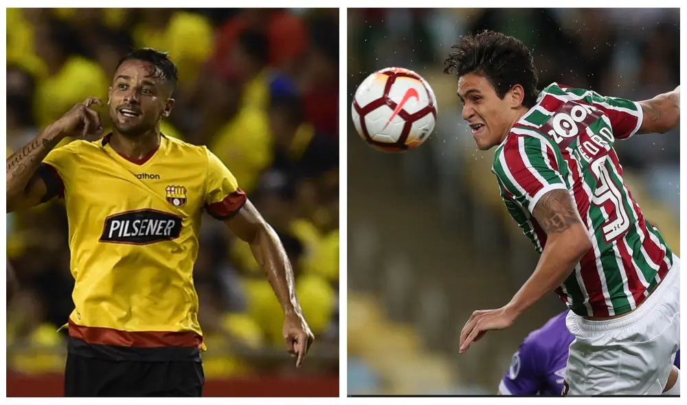 Fluminense buscará la victoria frente al campeón ecuatoriano en la Copa Libertadores de camino a la siguiente fase; esto tras caer frente a América en el Brasileirao. Foto: composición EFE/AFP