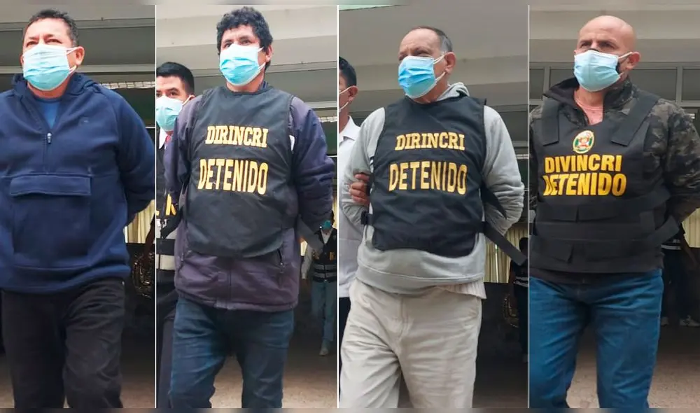 Detenidos cumplirán detención preliminar por el plazo de 10 días en la ciudad de Chiclayo. Foto: Composición La República/ Clinton Medina