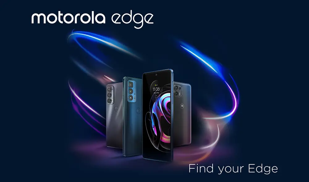 Los teléfonos cuentan con tecnología 5G, cámaras de 108 MP y pantallas a 144 Hz. Foto: Motorola Los teléfonos cuentan con tecnología 5G, cámaras de 108 MP y pantallas a 144 Hz. Foto: Motorola