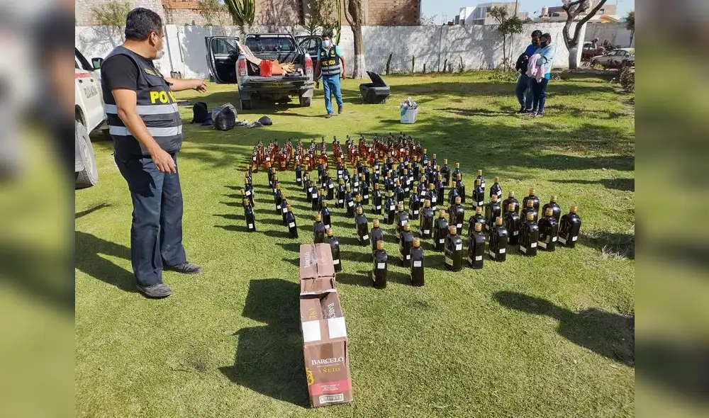 Intervención se realizó cerca de la carretera antigua La Joya. Foto: PNP