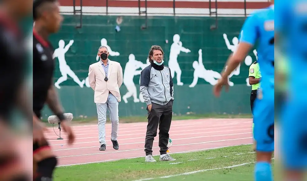 Carlos Desio analizó bien al rival de turno, Carlos Mannucci. Foto: Liga 1