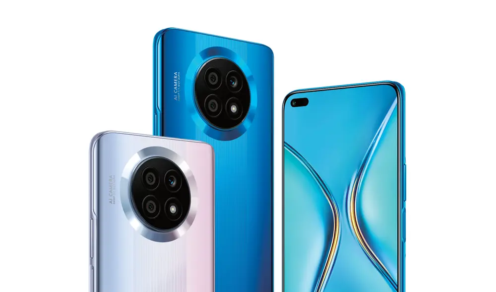 El teléfono se encuentra disponible en color negro, azul y plateado. Foto: Honor