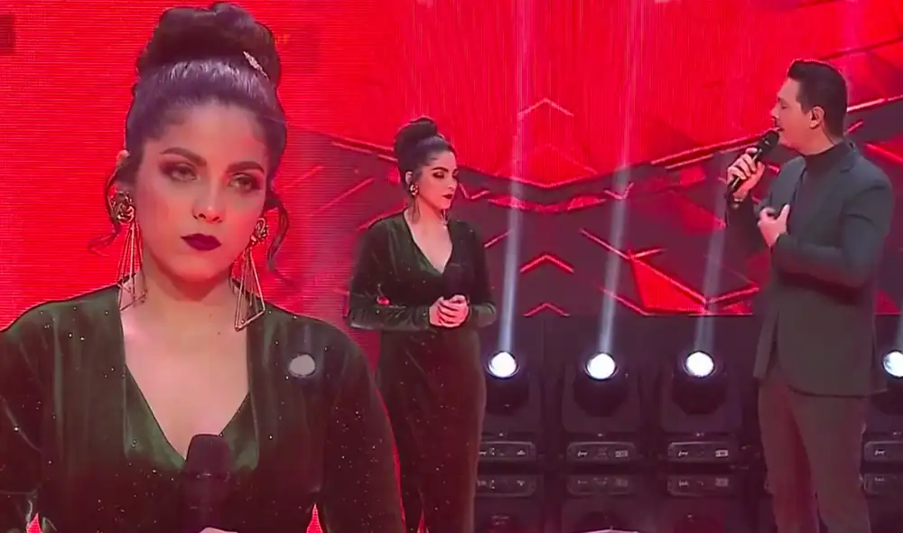 "Tu reclamo no fue en el escenario donde están todas las áreas comprometidas", le dijo el conductor a Oriana Montero. Foto: captura Latina