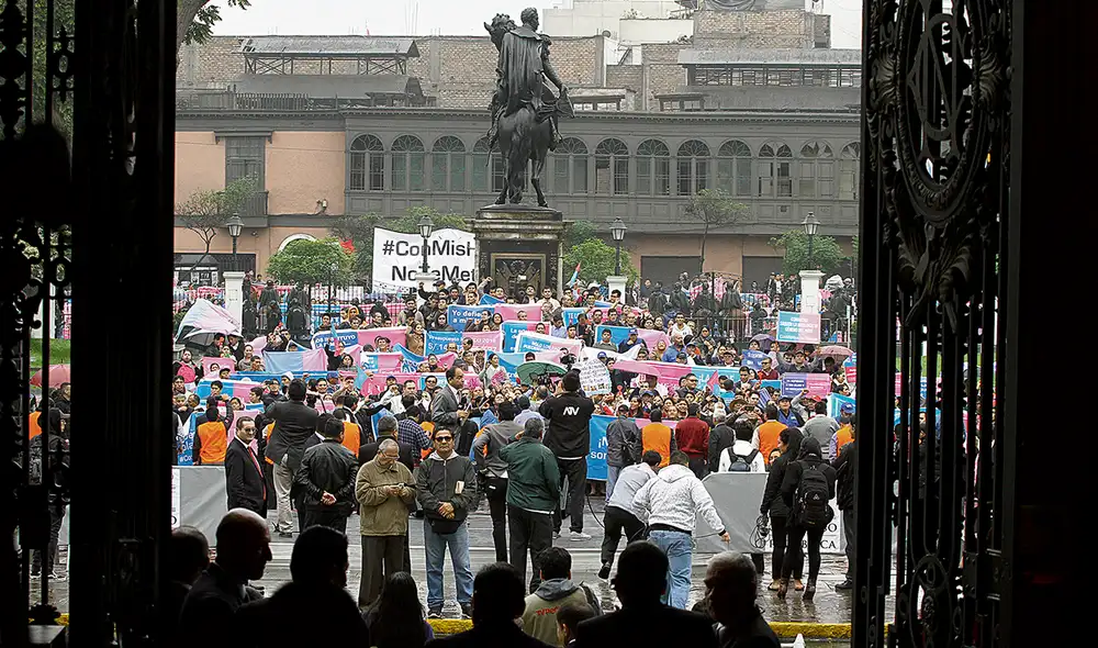 Activo. Medina es un activista del movimiento ‘Con mis hijos no te metas’, que se opone al enfoque de género al que llaman ‘ideología de género’. Foto: difusión
