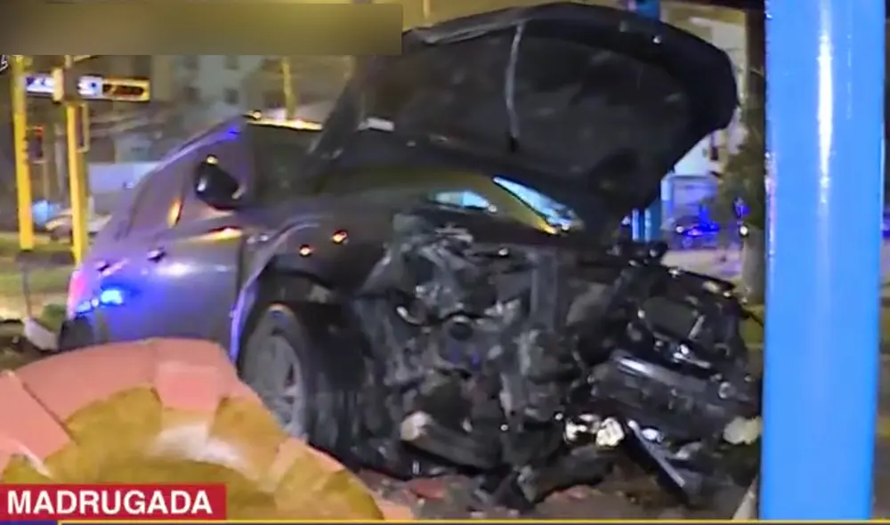 El reporte confirmó que no hubo ningún fallecido y el único herido fue el chofer. Foto: captura Latina