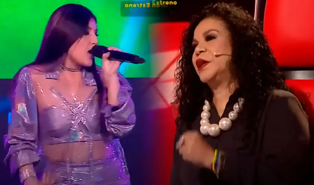La cantante criolla se mostró impresionada por la versión de "No me arrepiento de este amor" que la joven artista interpretó en La voz Perú. Foto: captura/Latina