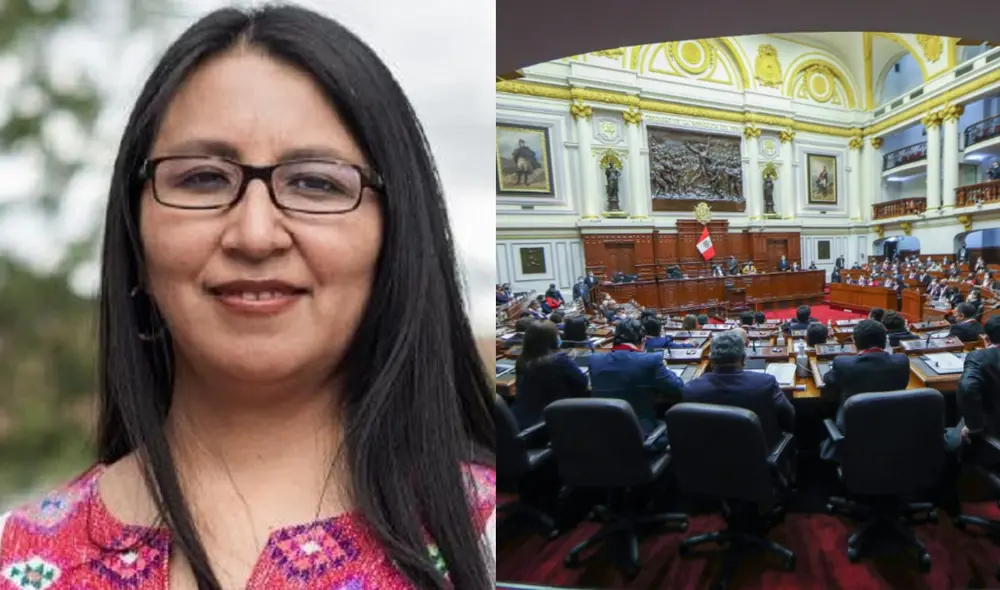 Ruth Luque formó parte del debate en el Congreso, en el que se aprobaron las comisiones investigadoras. Foto: GLR