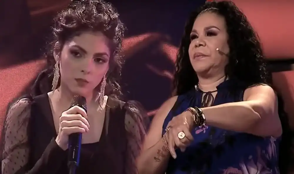 Oriana Montero recibió severos comentarios por show en vivo. Foto: captura Latina