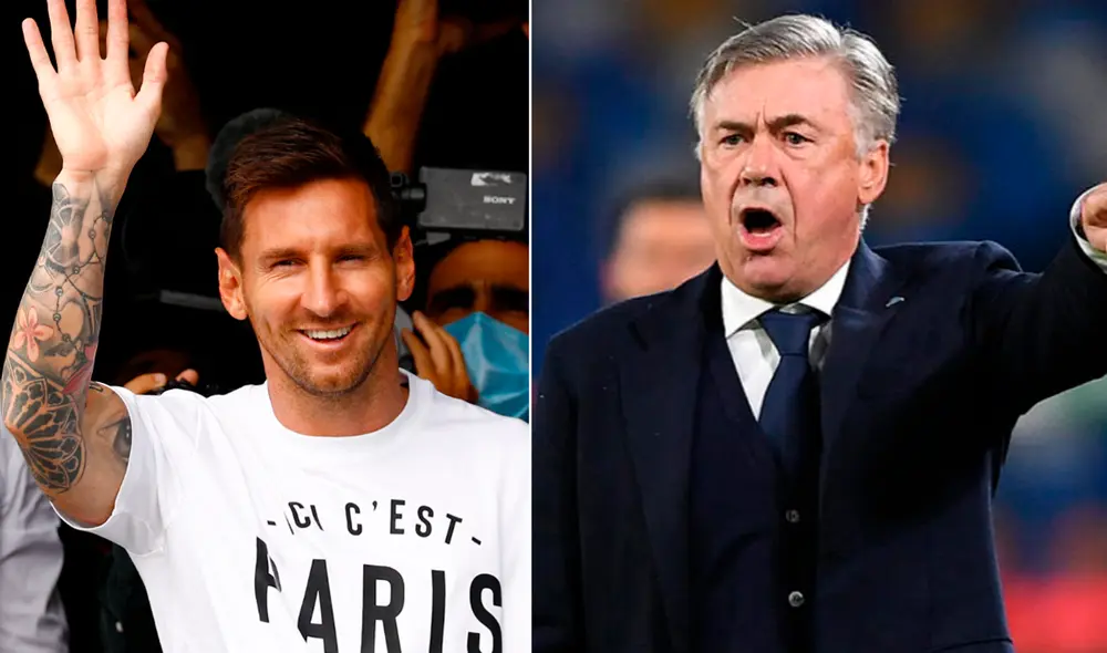 Lionel Messi jugará en el PSG esta temporada, mientras que Ancelotti regresó al Real Madrid. Foto: EFE