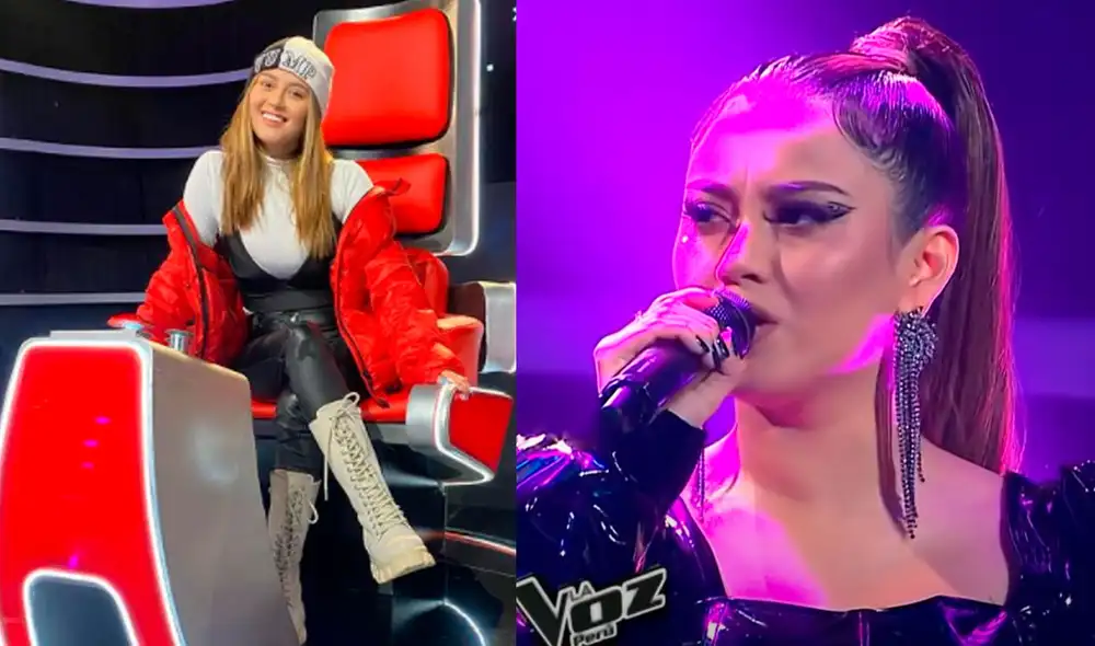 Amy Gutiérrez recordó la época en la que participó en el formato peruano de La voz. Foto: captura de Latina