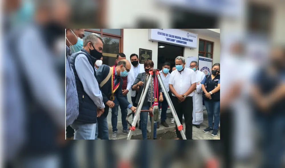 Las autoridades participaron de ceremonia de inauguración de centro de salud en Lambayeque. Foto: Gerencia Regional de Salud