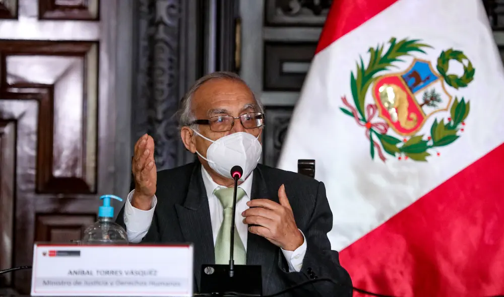 Aníbal Torres asumió la cartera del Ministerio de Justicia el último 30 de julio. Foto: difusión