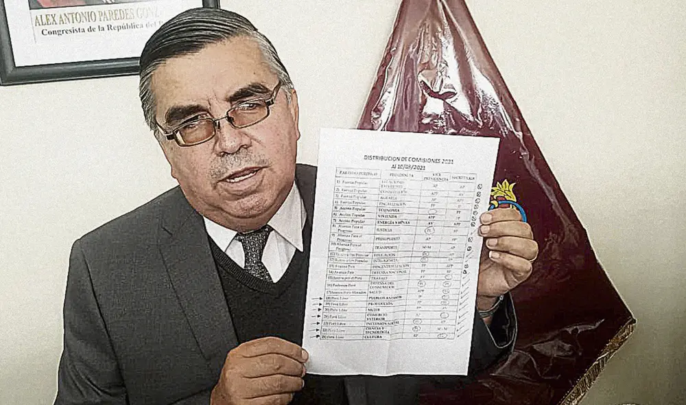 Versión. Paredes niega que haya sido desembarcado de la vocería de la bancada. Foto: difusión Versión. Paredes niega que haya sido desembarcado de la vocería de la bancada. Foto: difusión