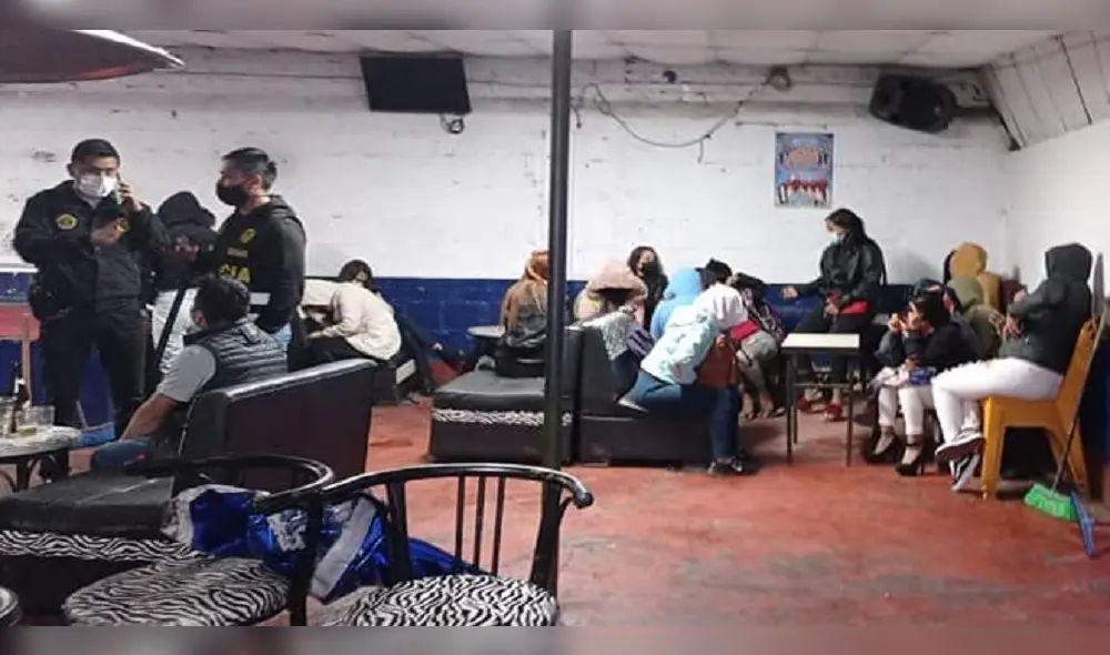 Tras la denuncia, la Policía realizó un operativo la noche del último jueves 12 de agosto. Foto: PNP Tras la denuncia, la Policía realizó un operativo la noche del último jueves 12 de agosto. Foto: PNP