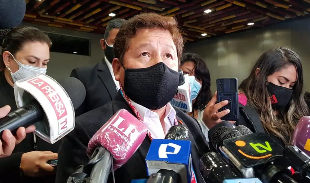 Guido Bellido se refirió al pedido de confianza que hará el gabinete ministerial al Congreso el próximo 26 de agosto. Foto: Mary Luz Aranda/URPI-LR