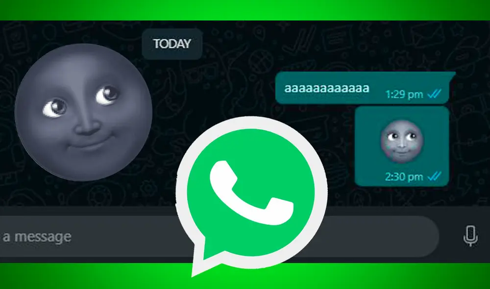 En WhatsApp, esta luna ha causado confusión entre los usuarios. Foto: La República En WhatsApp, esta luna ha causado confusión entre los usuarios. Foto: La República