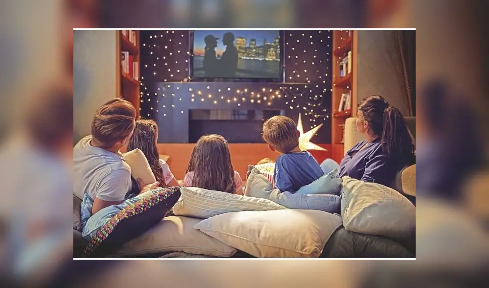 Una opción por el Día del Niño es quedarse en casa viendo una película. Foto: difusión