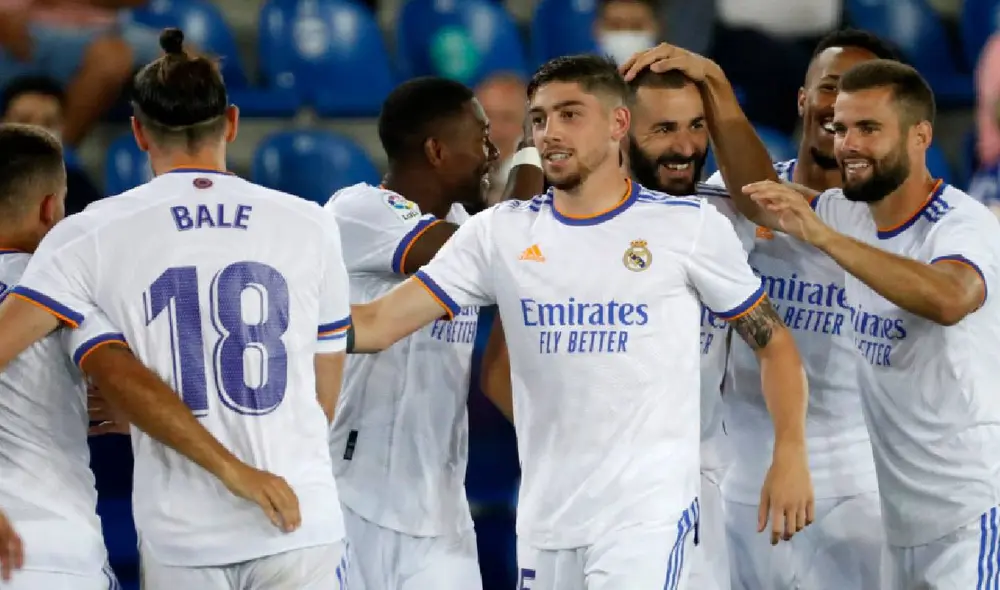 Karim Benzema anotó un doblete en la goleada del Madrid. Foto: EFE Karim Benzema anotó un doblete en la goleada del Madrid. Foto: EFE