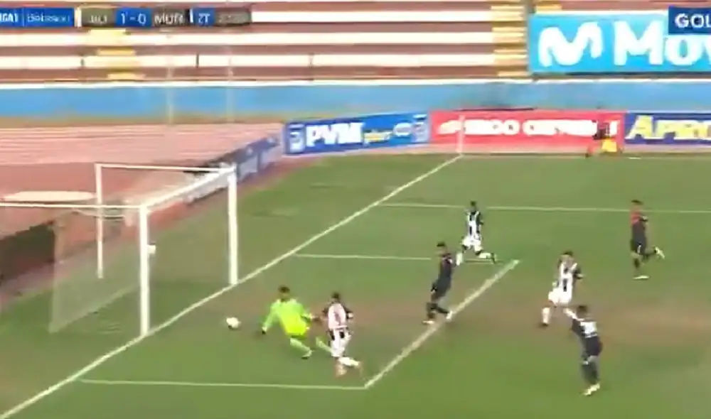 Hernán Barcos marcó un nuevo tanto con la camiseta blanquiazul. Foto: Gol Perú