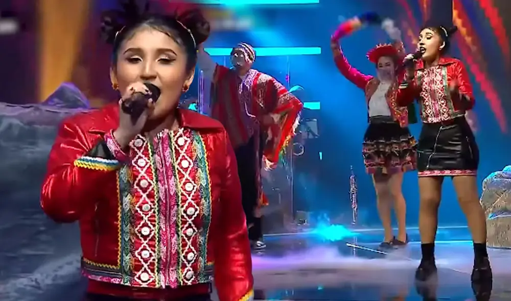 Milena Warthon interpretó una versión en rock de "Valicha" en la edición del 5 de agosto de La voz Perú. Foto: composición LR